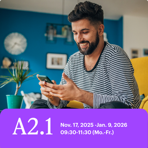Module A2.1 – Start Date Nov. 17 2025, 09:30-11:30