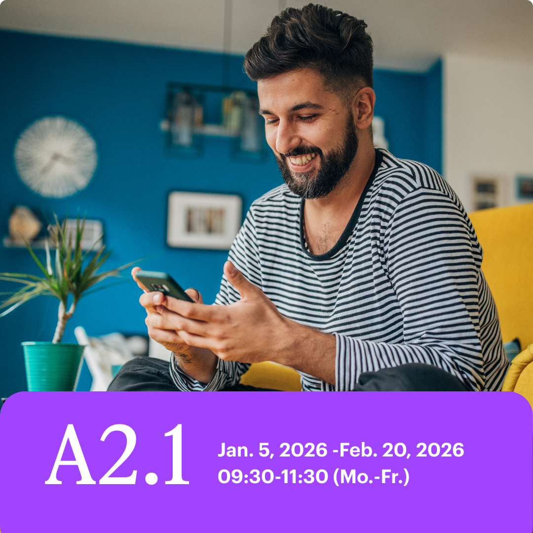 Module A2.1 – Start Date Jan. 5 2026, 09:30-11:30